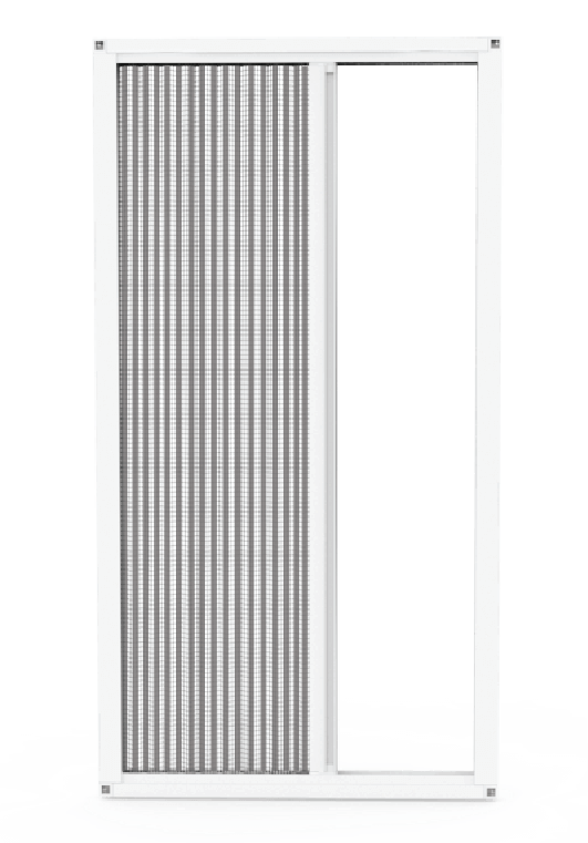 Pleated Accordion Sliding  Flyscreen Door Screen Systems