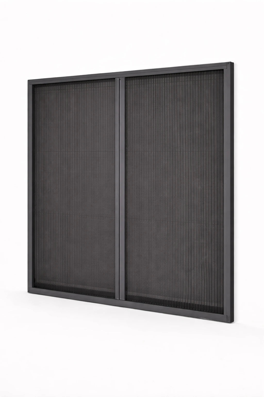 Double Pleated Accordion Sliding Fly Screen Door