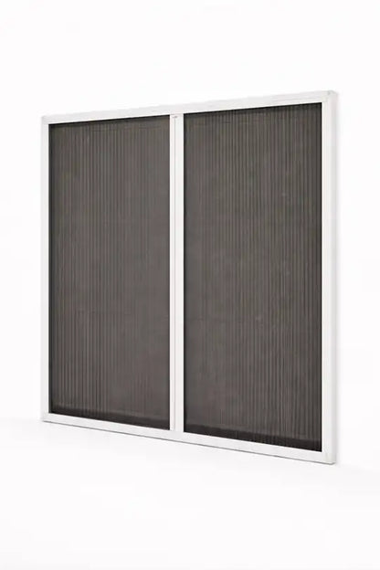 Double Pleated Accordion Sliding Fly Screen Door