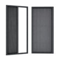 Pleated Accordion Sliding  Flyscreen Door Screen Systems