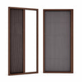 Pleated Accordion Sliding  Flyscreen Door Screen Systems